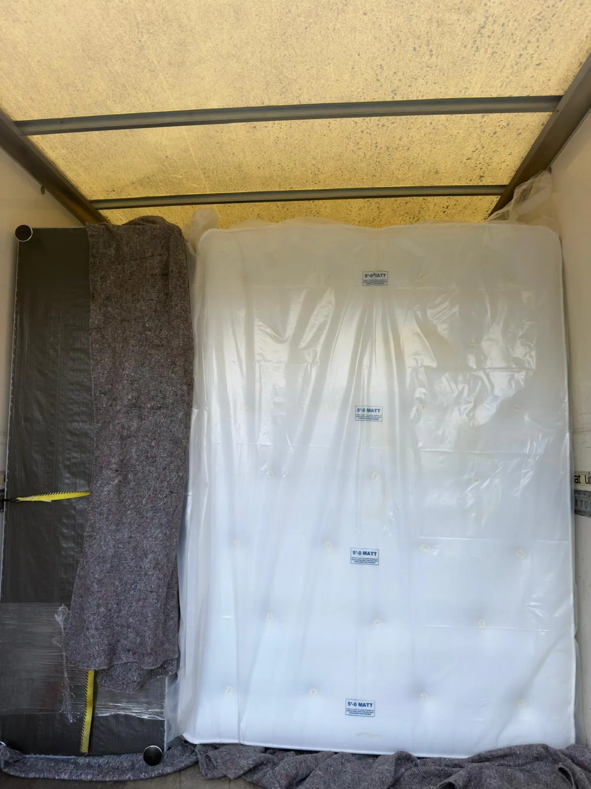 Furniture wrapped before a house move in Leeds