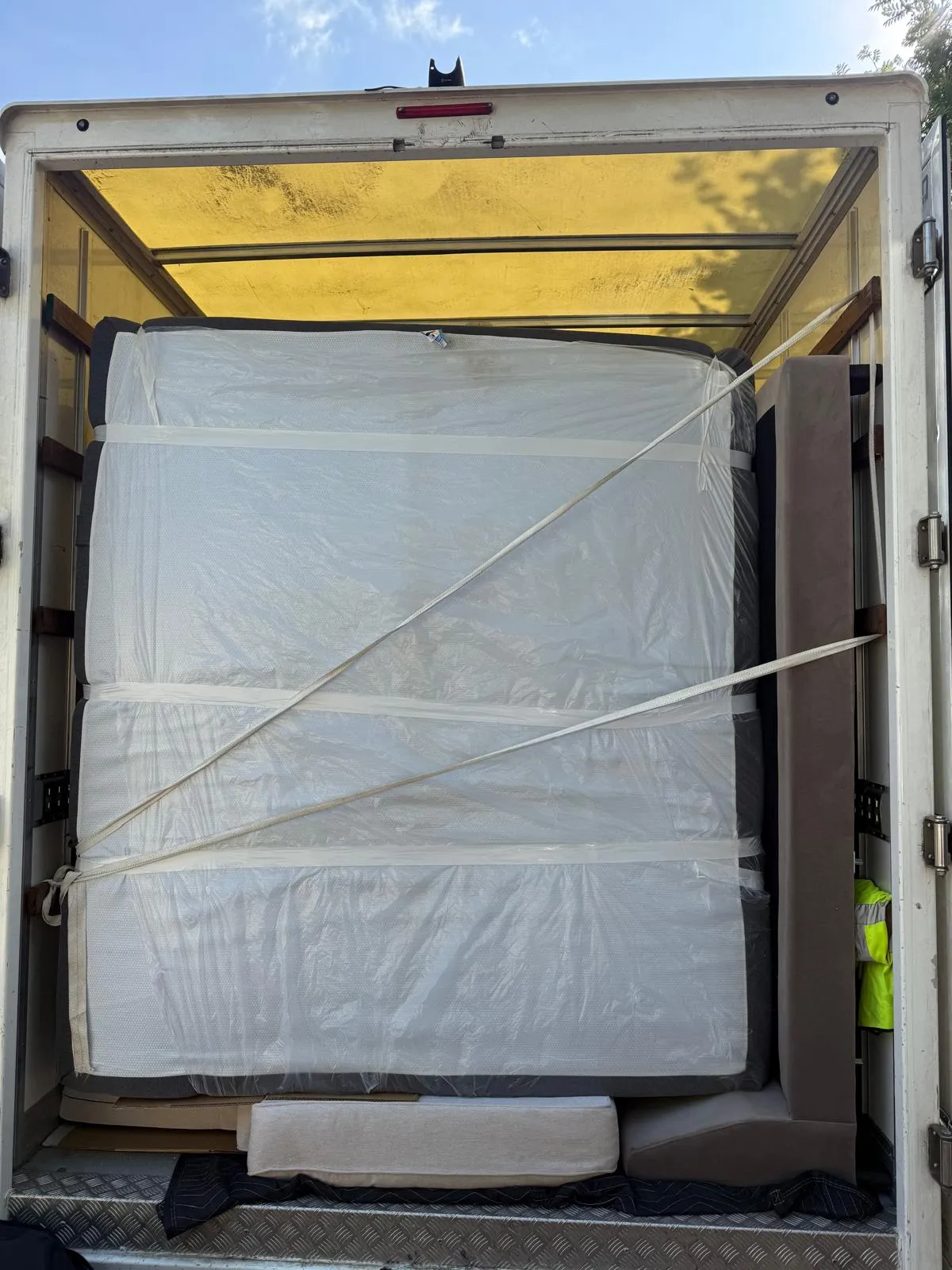 A removal van loaded for a smaller Leeds job