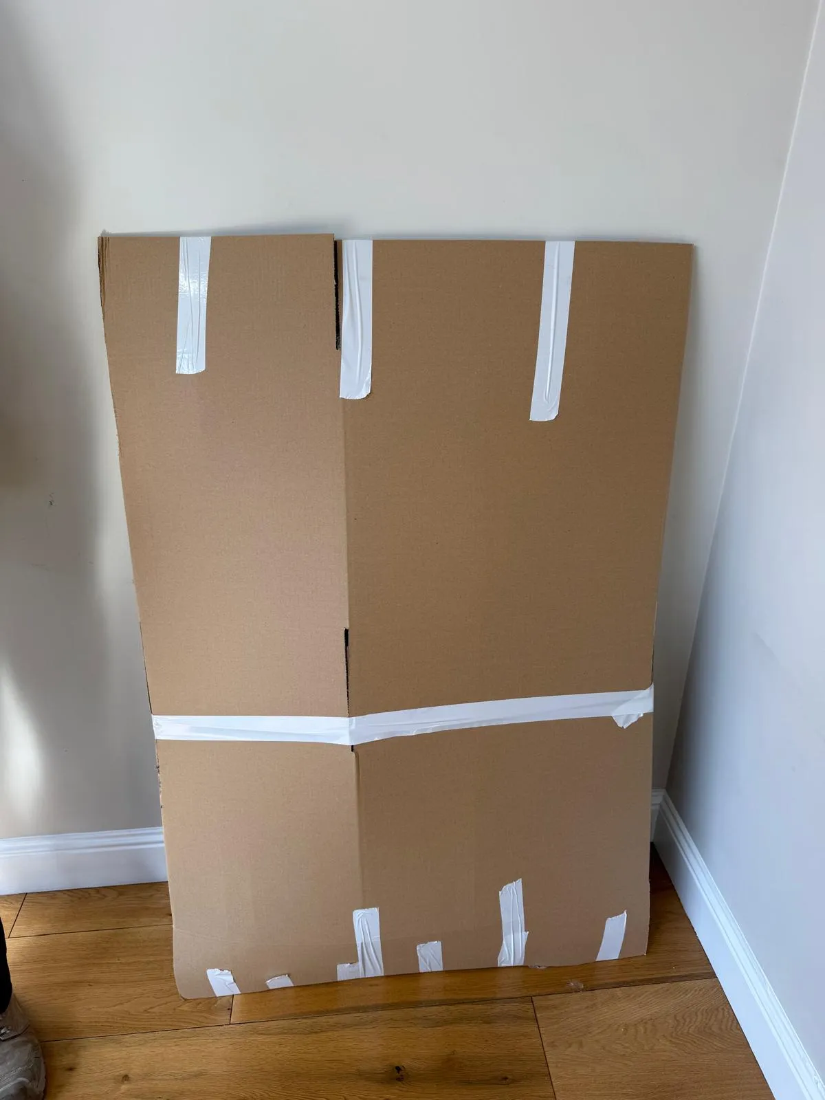 Boxes and wrapping prepared before a move